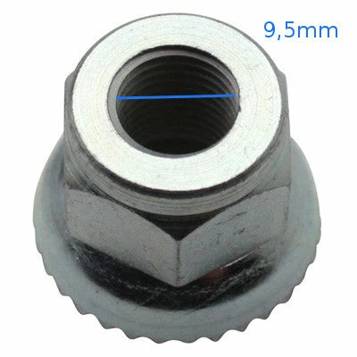 Ecrou De Serrage Cranté Pour Roue De Vélo ALGI 5 Ecrou De Serrage Cranté Pour Roue De Vélo ALGI – Image 3