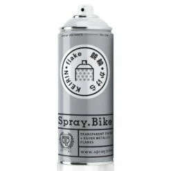Spray.Bike Finition Peinture Vélo Spray Bike Keirin Flake Pailletée 400 Ml -Promos Cadre De Vélo Boutique finition peinture spray bike keirin flake pailletee 400ml argent full