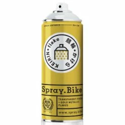 Spray.Bike Finition Peinture Vélo Spray Bike Keirin Flake Pailletée 400 Ml -Promos Cadre De Vélo Boutique finition peinture spray bike keirin flake pailletee 400ml jaune full
