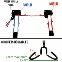 Point Range Vélo Au Plafond Charge Lourde Pour VAE 13 Point Range Vélo Au Plafond Charge Lourde Pour VAE -Promos Cadre De Vélo Boutique range velo au plafond charge lourde pour vae full 6
