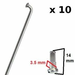 CN-Spoke Rayons Roue De Vélo Avec écrous à Rayon - Kit De 10 Pièces -Promos Cadre De Vélo Boutique rayons roue de velo avec ecrous a rayon kit de 10 pieces full 5