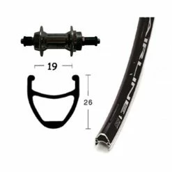 Roue Arrière à Roue Libre Vélo 28 Pouces Noire Airline Rodi 11 Roue Arrière à Roue Libre Vélo 28 Pouces Noire Airline Rodi -Promos Cadre De Vélo Boutique roue arriere a roue libre velo 28 pouces noire airline rodi full 4