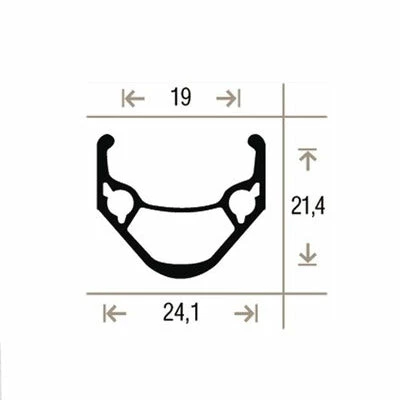 Roue Vélo Arrière 28 Pouces à Cassette 8 à 10 Vitesses Rigida 6 Roue Vélo Arrière 28 Pouces à Cassette 8 à 10 Vitesses Rigida – Image 4