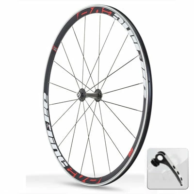 Roue Vélo Avant Noire Profilée 700 Rodi Airline Evo 3 Roue Vélo Avant Noire Profilée 700 Rodi Airline Evo