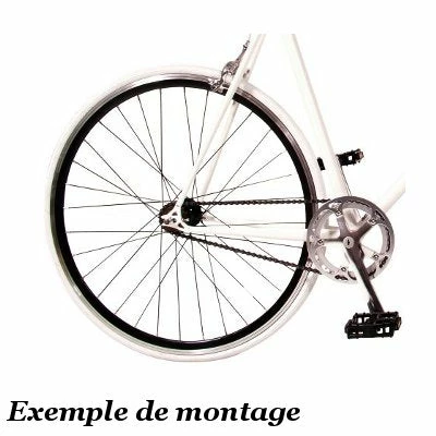 Point Roues Avant Et Arrière Moyeu Flip Flop Fixie Single Speed Noires 4 Point Roues Avant Et Arrière Moyeu Flip Flop Fixie Single Speed Noires – Image 2