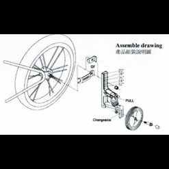 XPRIT Roues Stabilisatrices Repliables Pour Vélo Enfant 9 XPRIT Roues Stabilisatrices Repliables Pour Vélo Enfant -Promos Cadre De Vélo Boutique roues stabilisatrices repliables pour velo enfant full 4